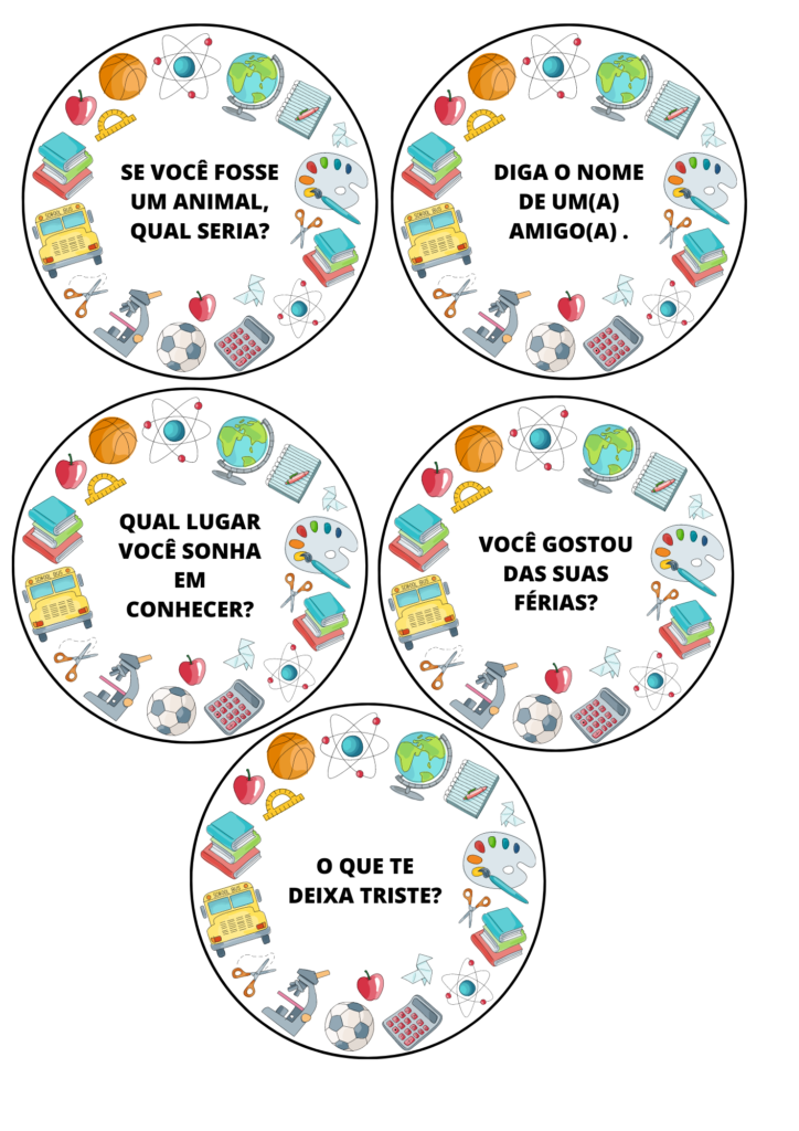 Dinâmica De Volta às Aulas Atividades Interativas Explore Aprenda E