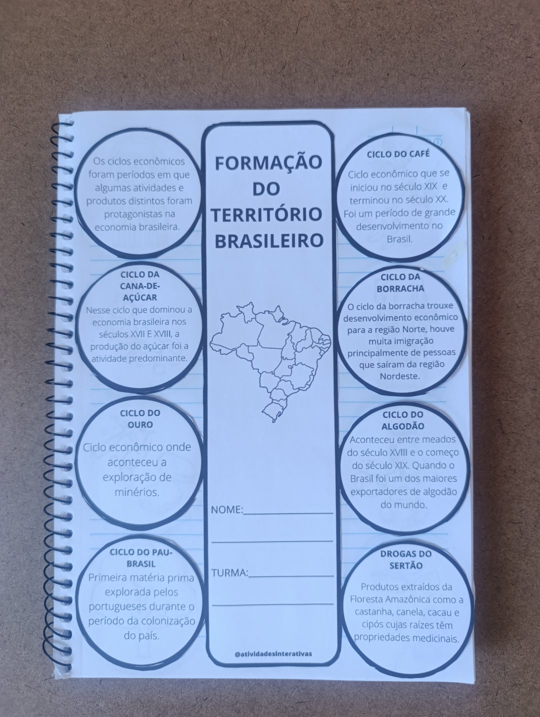 ATIVIDADE SOBRE A FORMAÇÃO DO TERRITÓRIO BRASILEIRO - Image 11