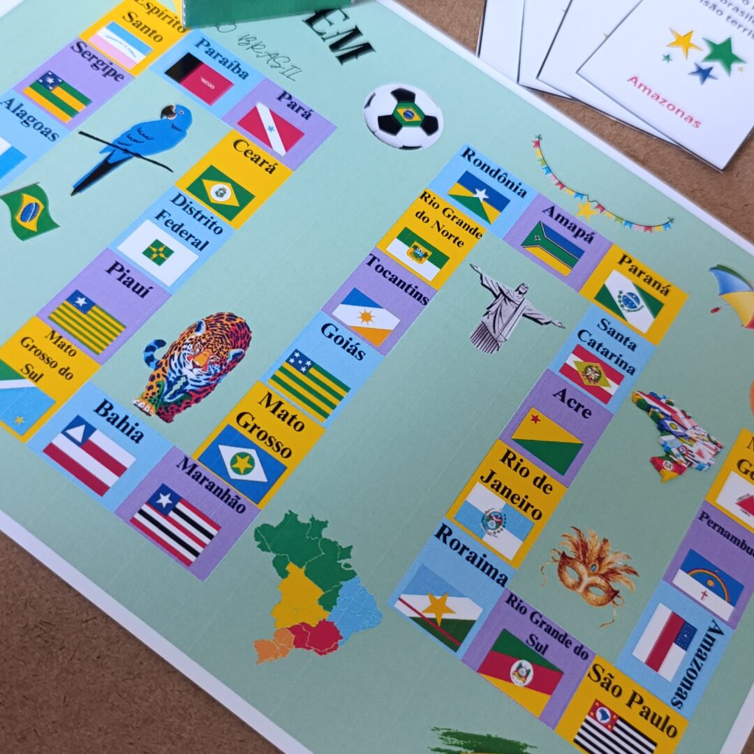 JOGO DE TABULEIRO - VIAGEM PELO BRASIL
