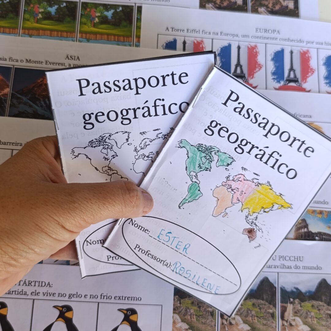 PASSAPORTE GEOGRÁFICO - ÁLBUM DE FIGURINHAS
