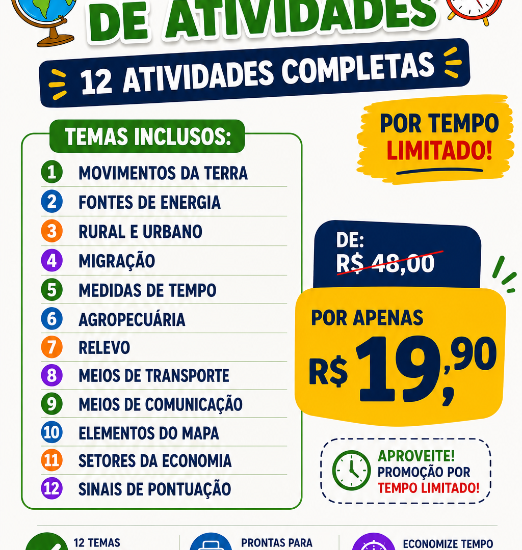 COMBO DE ATIVIDADES INTERATIVAS