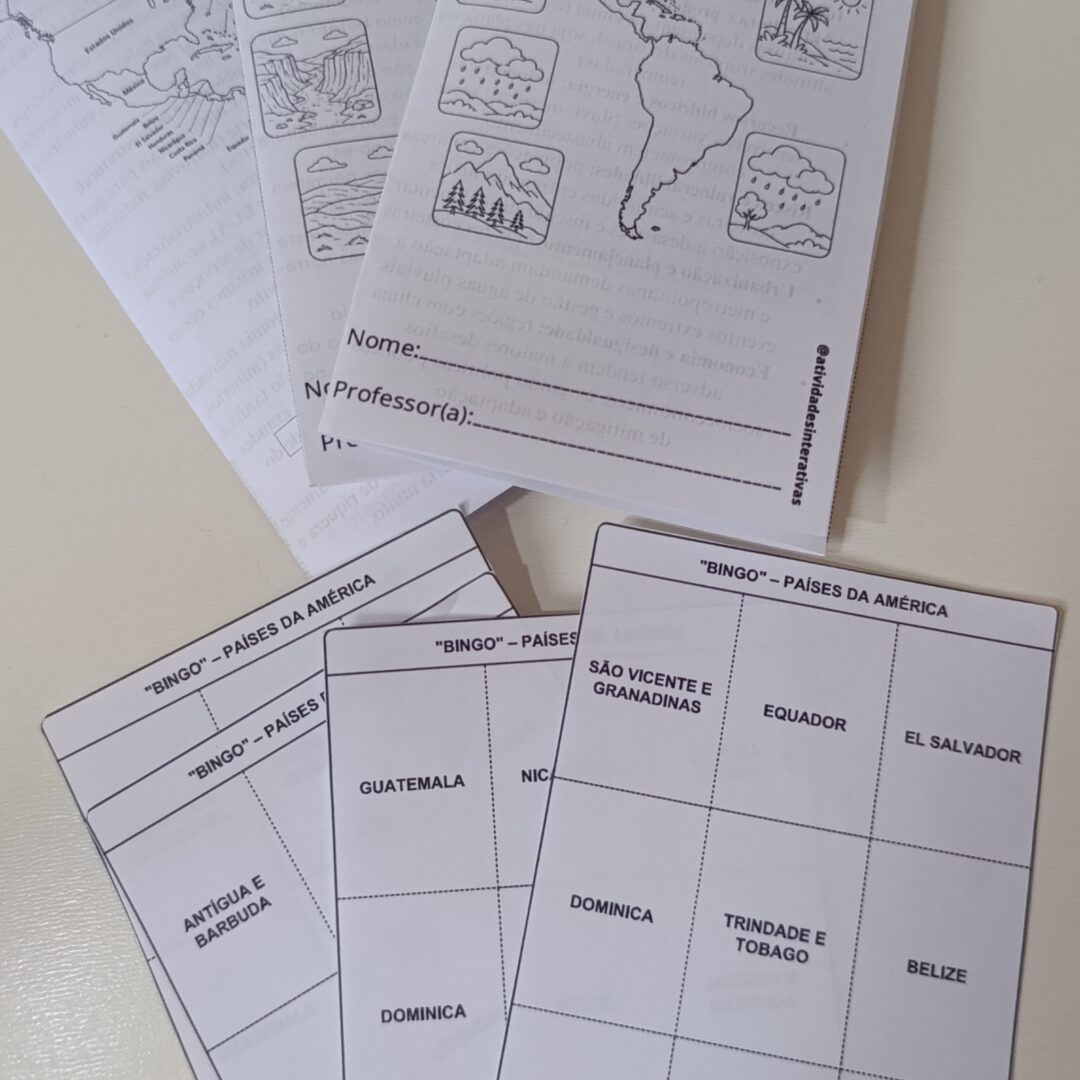 LIVRETOS E BINGO - CONTINENTE AMERICANO
