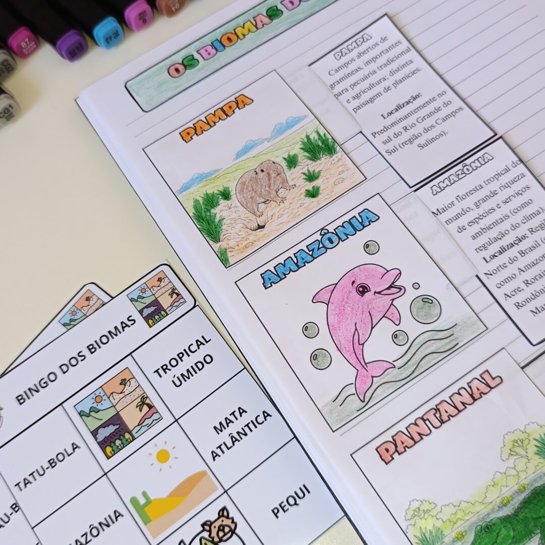 ATIVIDADE INTERATIVA E BINGO DOS BIOMAS
