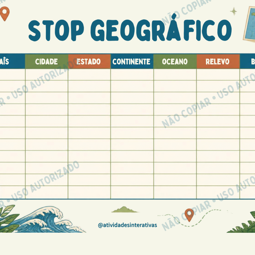 STOP GEOGRÁFICO
