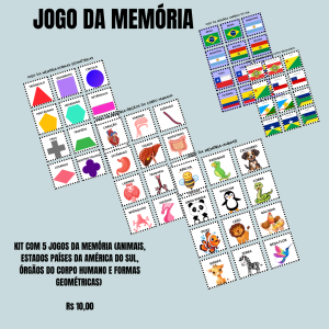 JOGO DA MEMÓRIA