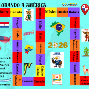 TABULEIRO - EXPLORANDO A AMÉRICA